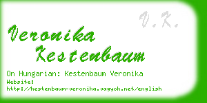 veronika kestenbaum business card